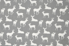 Deer Grey White