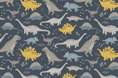 Dinosaurs Navy Yellow